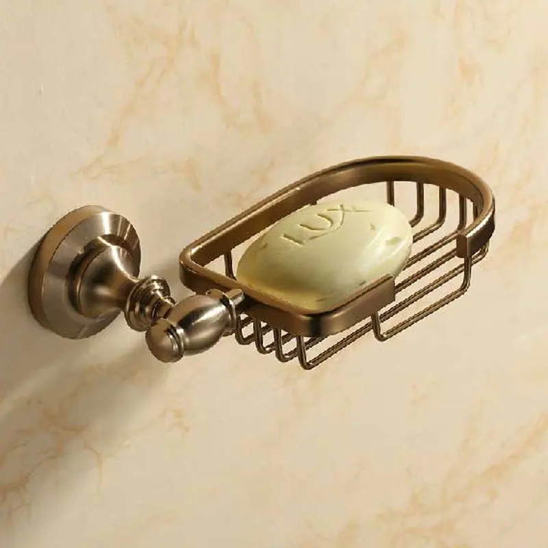 1 Pcs Aluminum Soap Dishes Saver Holder Racks Bronze Finishaluminum