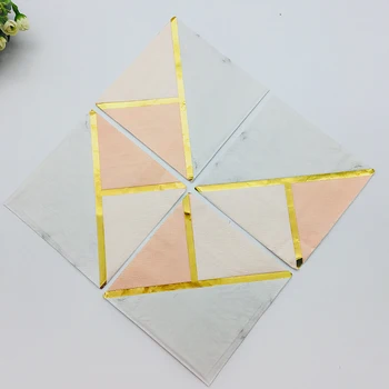 

80pcs Wedding Party Decoration Paper Napkin Pink Foil Gold Tissue Serviettes Cake Cocktail Party Decor Engagement Baby Shower