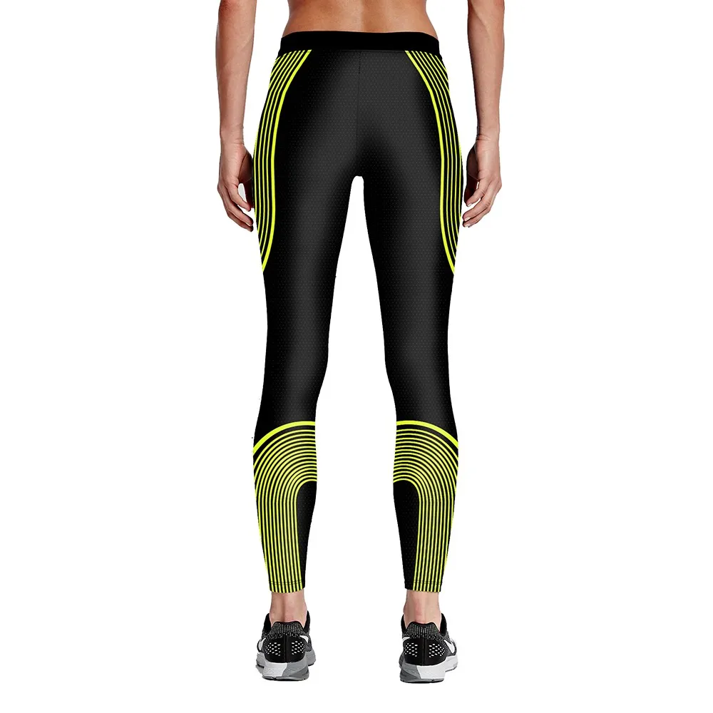 Женские спортивные полосатые черные штаны для бега, женские длинные желтые полосатые штаны для фитнеса и бега, Размеры S до 4xL, 6 моделей
