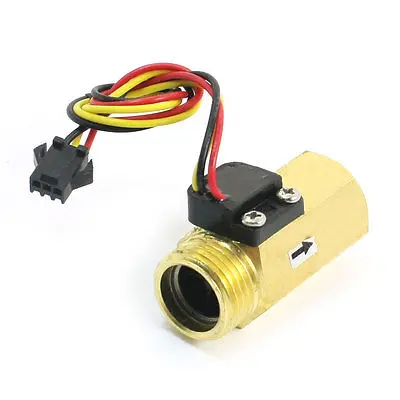 

SEN-HZ21FH G1/2 Thread 1-30L/min Hall Effect Water Flow Sensor Switch Flowmeter