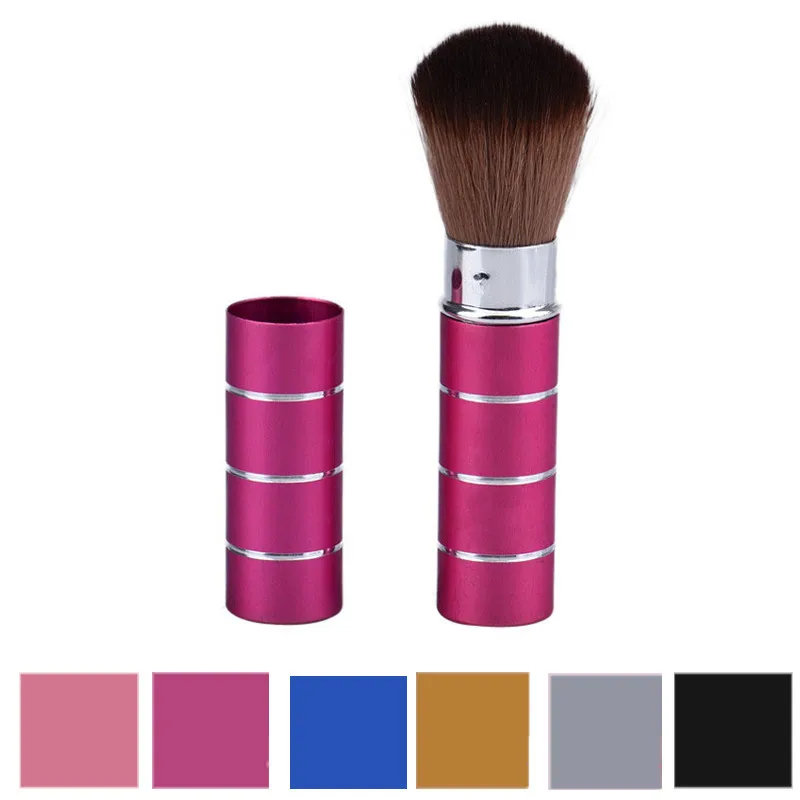 1PC Cosmetic Makeup Brushes Pink Black Blue Gold Silver Makeup Brushes Professional Tool Maquillaje