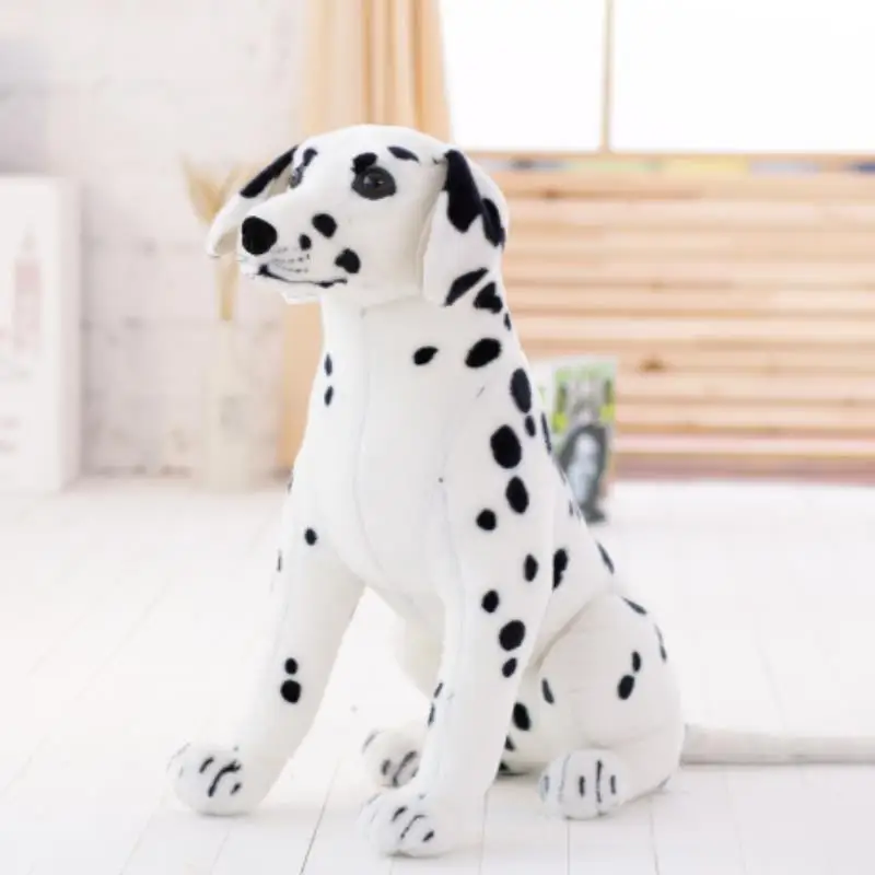 Реалистичная плюшевая игрушка гигантские далматинские мягкие животные собаки