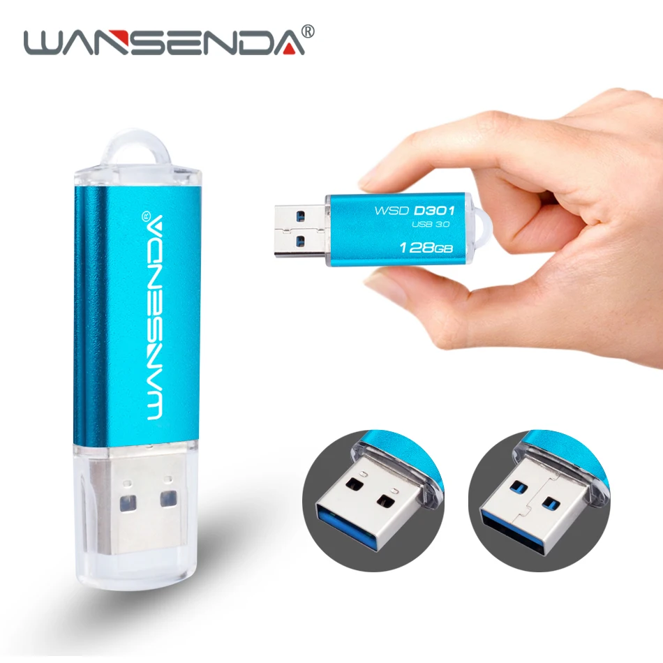 Новый Usb флеш накопитель 3 0 WANSENDA USB 128 ГБ 8 16 32 64 256 мини флешка высокоскоростной