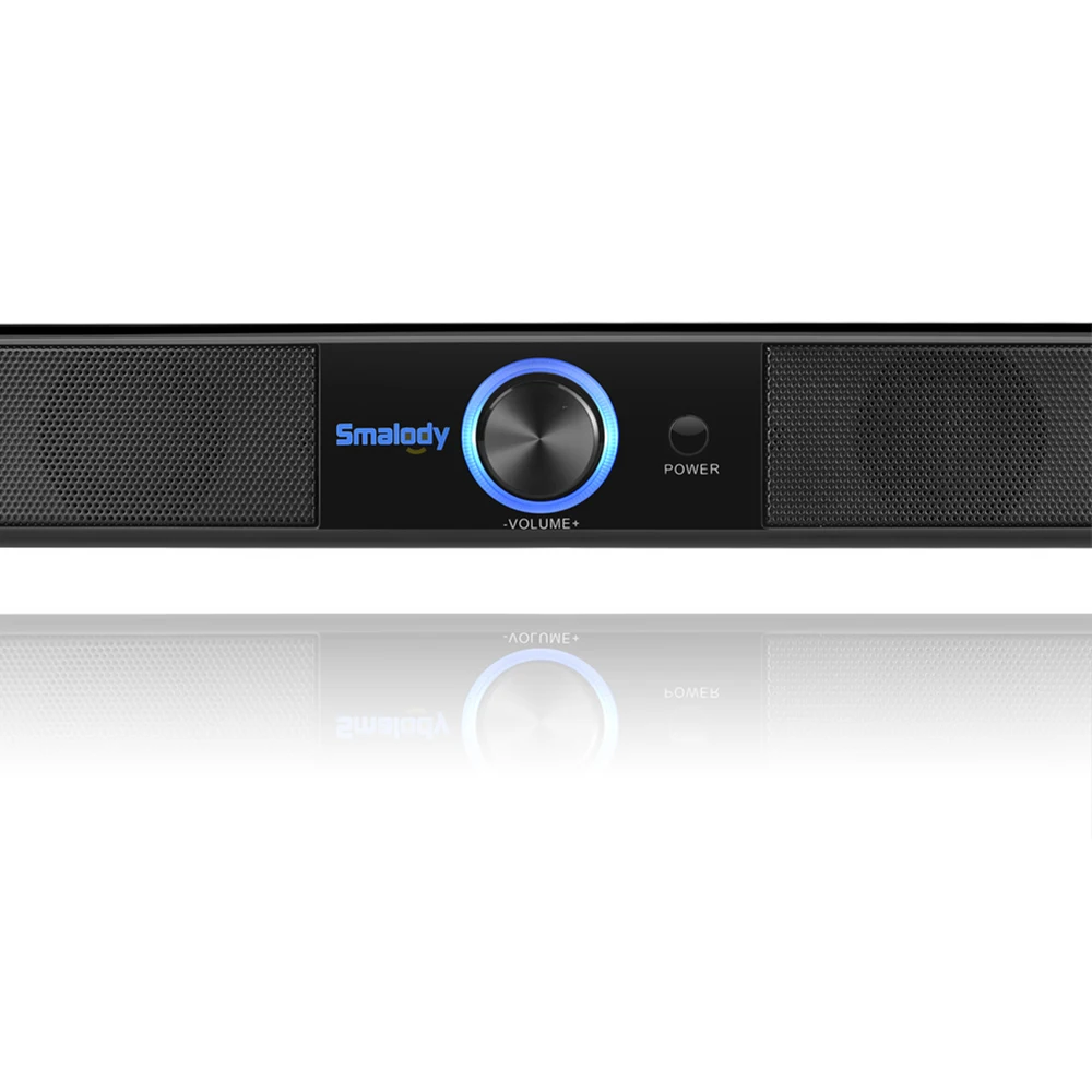 Smalody Soundbar динамики с питанием от USB Домашний кинотеатр 5 Вт стерео сабвуфер