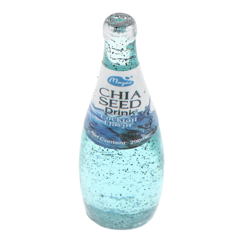 Dollhouse Miniature 6 Pieces Different Kinds of Taste Cocktail Bottles Set Drink Model for 1:12 scale