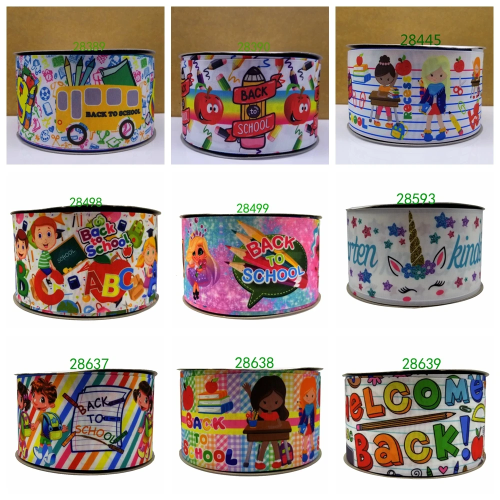 

Free shipping 2019 new arrival ribbons Hair Accessories ribbon 10 yards printed grosgrain ribbons 28389
