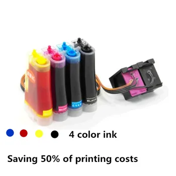 

Ink System full 4 color ink with cartridge for HP Deskjet F2480 F2420 F4480 F4580 D2660 F4280 PhotoSmart C4680 printer