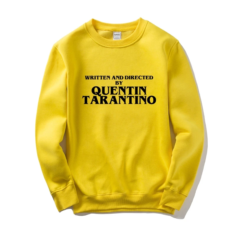 Написанный и направленный Квентин Тарантино мужской женский свитер Одежда для катания на коньках Мужская брендовая одежда популярная новинка