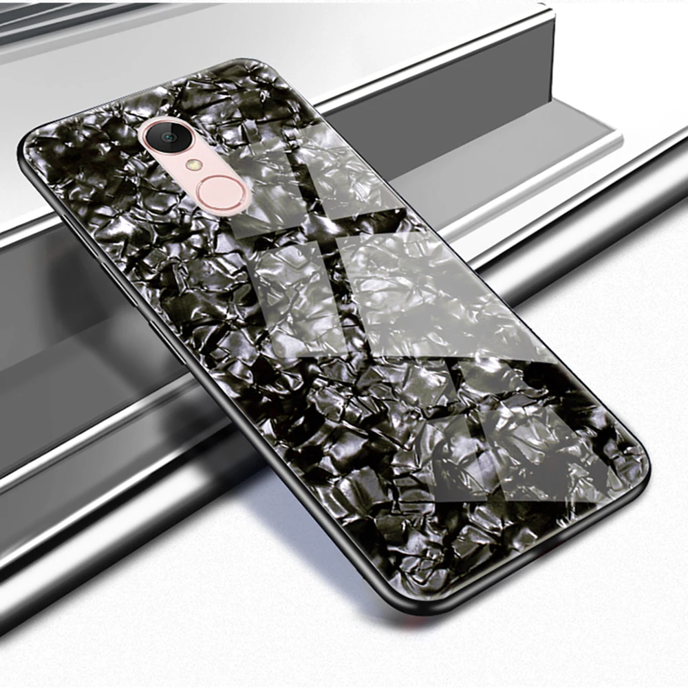 YIESOM Tempered Glass Case For Xiaomi Redmi 5 Plus Back Cover Shell Soft TPU Bumper Phone Case For Xiaomi Redmi 5  5 Plus Coque (12)
