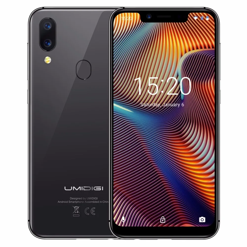 UMIDIGI A3 Pro 5," incell HD+ дисплей 3 ГБ+ 32 Гб Смартфон MTK6739 четырехъядерный Android 8,1 12 Мп+ 5 Мп разблокировка лица двойной 4G мобильный телефон