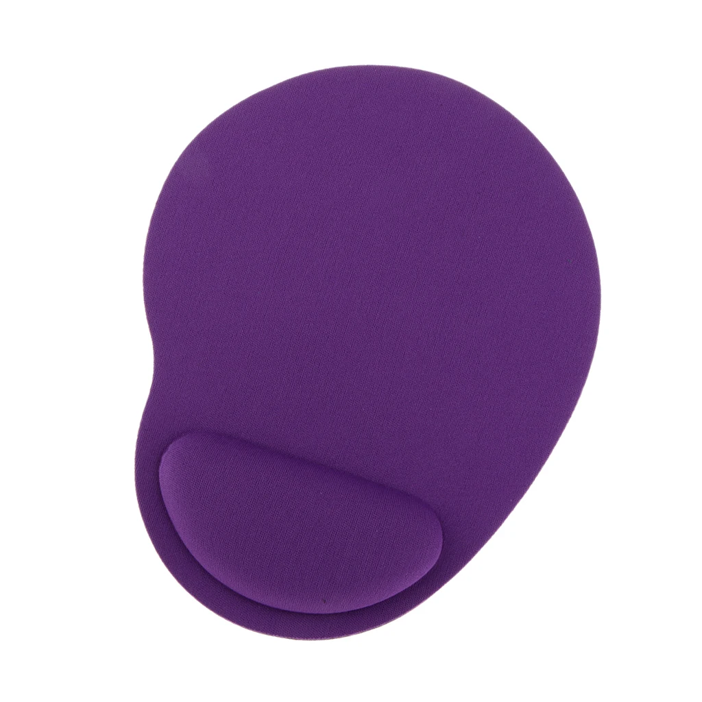 Comfort Soft Gel Rest Wrist Support Mat Mouse Pad Gaming Purple for Ease of Motion and Relief of Joint Stress