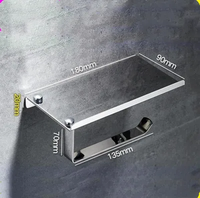 Однослойная Ванна вешалка для полотенец для мобильного телефона туалетная бумага полотенца Держатель стальная ванная комната аксессуары