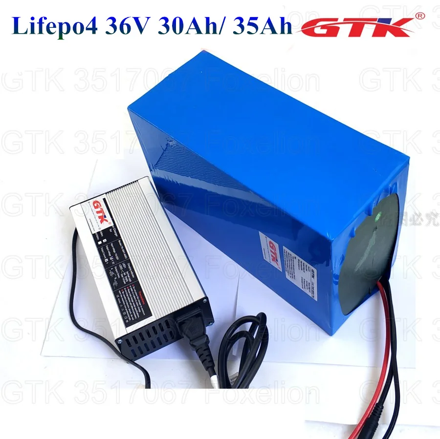 GTK 36В 35Ah Lifepo4 батарея 30Ah литий железо фосфат электрический велосипед Скутер