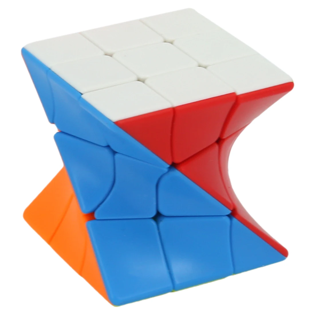 

Fangge 3x3 Torsion Magic Cube Coloful Twisted Cube Puzzle Toy for Challange Magic Cube