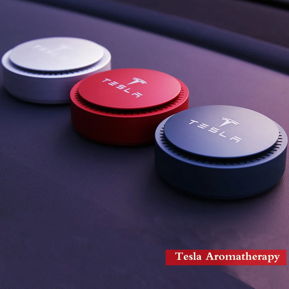 Online 2019 neue Auto aromatherapie Auto lufterfrischer Luftreiniger Aroma mode stil für Tesla Modell 3 Tesla Model S Tesla modell X