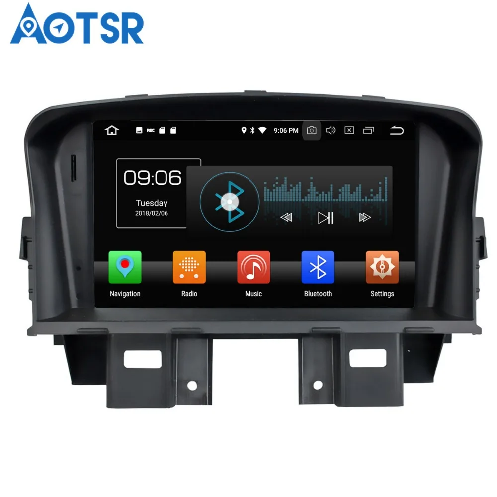 Aotsr Android 8 0 7 1 GPS навигация автомобиля нет DVD плеер для Chevrolet CRUZE 2008 2011 Мультимедиа