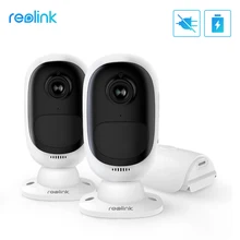 Reolink Перезаряжаемые Батарея Wi-Fi IP Камера 2,4 г Беспроводной безопасности видеонаблюдения Системы 2-способ аудио Крытый АРГУС 2(2 Cam пакет