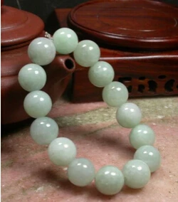 

Free shipping shitou 00832 Green 100% Natural A srone Jadeite Bead Bangle Bracelet