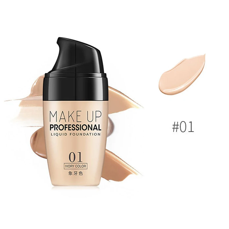 

Liquid Foundation Concealer Moisturizing Full Cover Oil-control Contour Face Primer HS11