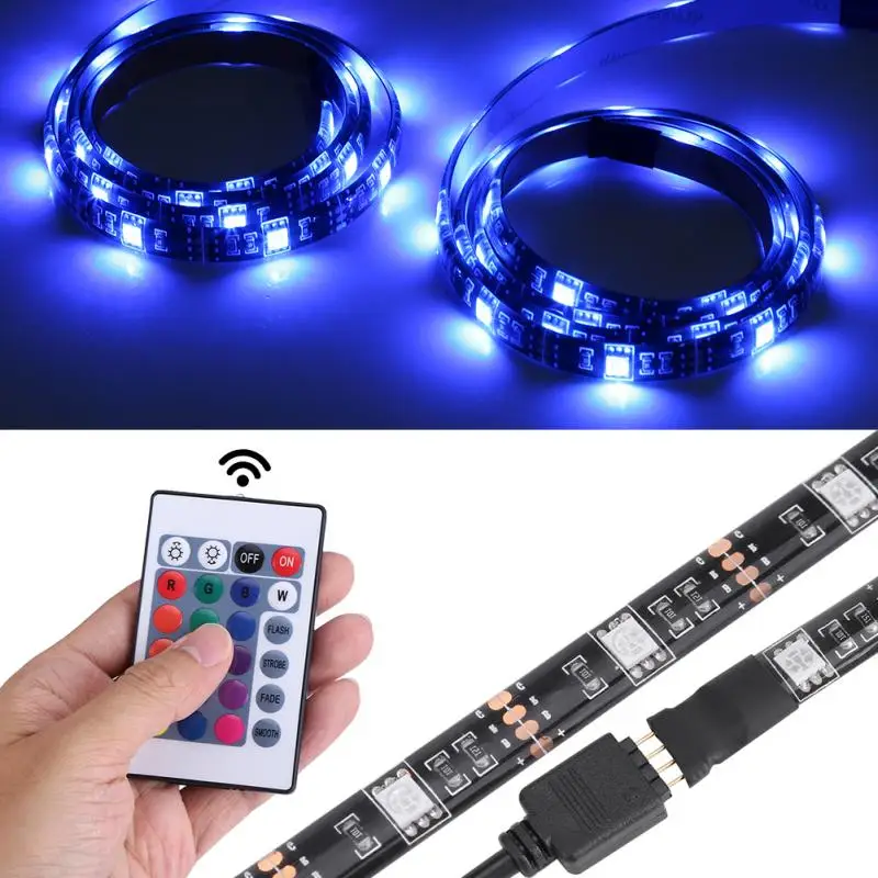 

DC 5V USB RGB 5050 LED Strip TV PC Computer Backlight LED Light Strips Remote Control Strip Light