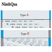 5 шт./лот FFC/FPC плоский гибкий удлинитель 10Pin 20Pin 30Pin 40Pin 50Pin 60Pin A/B 0,5 мм Шаг AWM VW-1 20624 60 в длина 100 мм