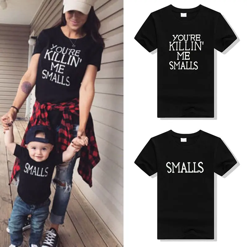 

Breathable Family T-Shirt Family Clothes Family Mother O Neck Soft Printed T-Shirt Pullover