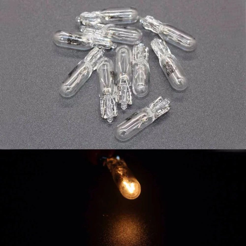 

10pcs/lot 12V 1.2W 286 T5 LED Bulb Lamp Socket Car Wedge Dashboard Gauge Instrument Lights