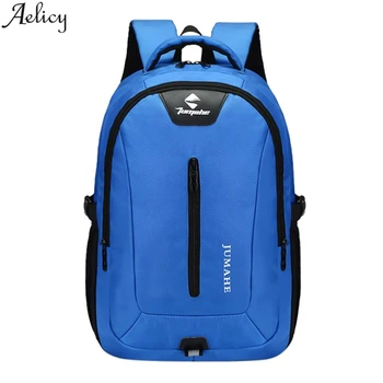 

Aelicy Couple Fashion Outdoor Panelled Backpack Men Hiking Sports Nylon Bag Student School Backpack Mountaineering Bag New