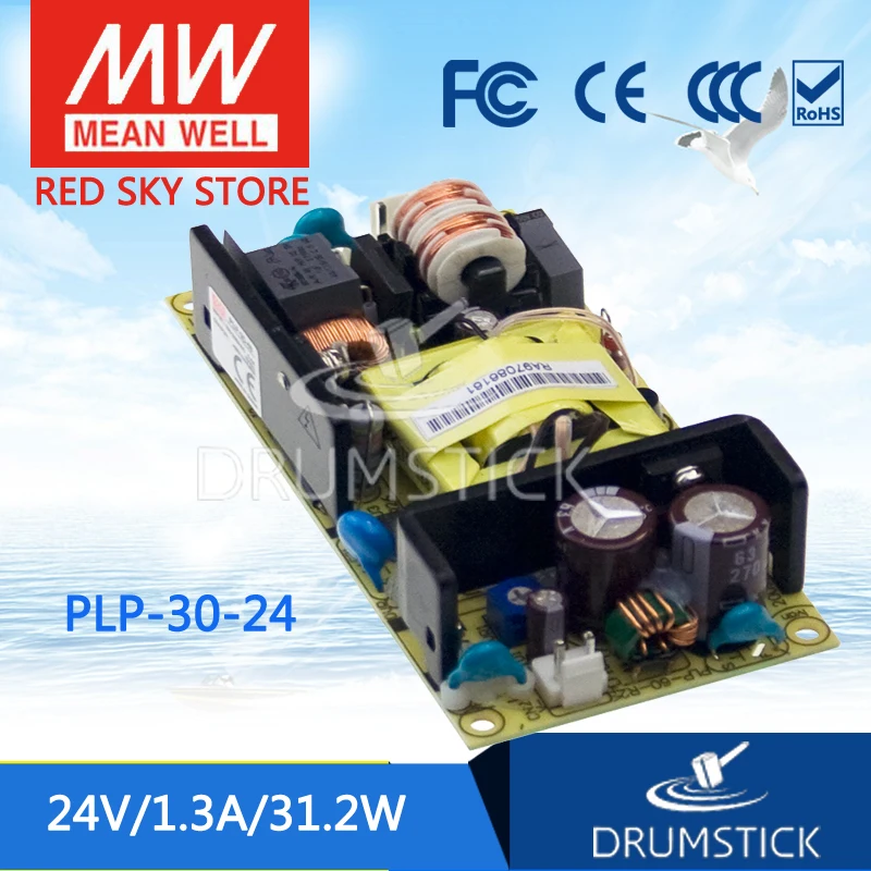 

MEAN WELL PLP-30-24 24V 1.3A meanwell PLP-30 24V 31.2W Single Output LED Power Supply