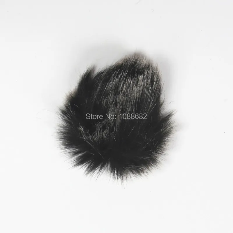 For Sony UWP-D11 Microphone Furry Wind Cover for uwp-v1 boya BY-WM6 BY-M1 Camera Recorder Collar clip mini microphone (4)
