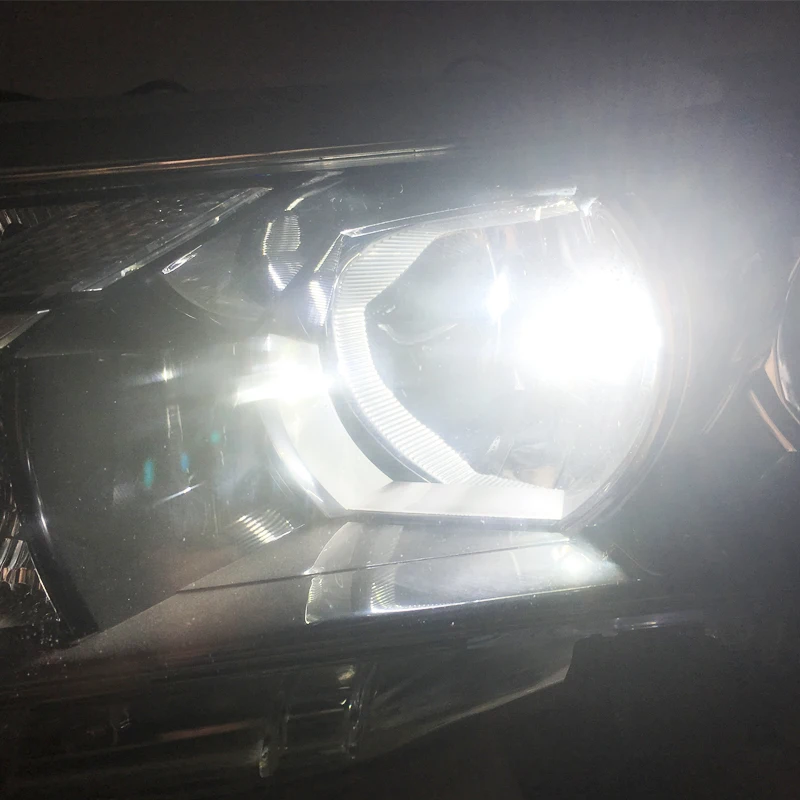 1 пара Автомобильные светодиодные лампы 72 Вт H7 6000 лм|Передние LED-фары для авто| |