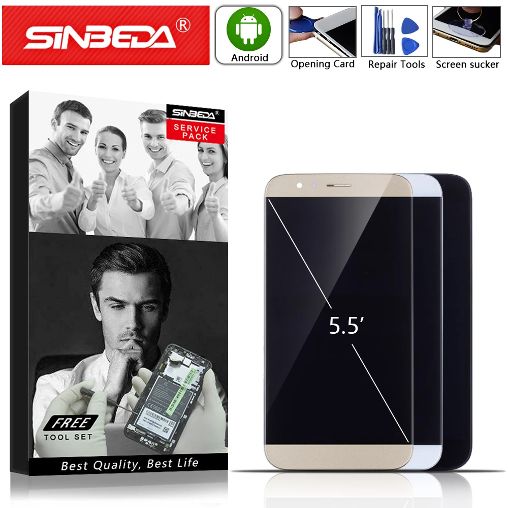

5.5"Sinbeda For HUAWEI G8 LCD Display Touch Screen with Frame For HUAWEI G8 Display For HUAWEI GX8 LCD For Maimang4 LCD RIO-L02@