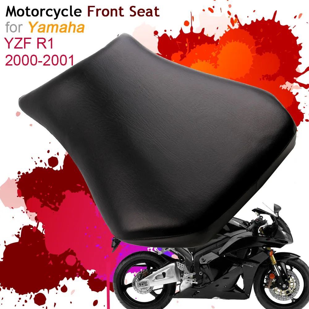 

For Yamaha YZF-R1 2000 2001 Front Seat Cover Cushion Leather Pillow YZF R1 00 01 Motorcycle Rider Driver Seat