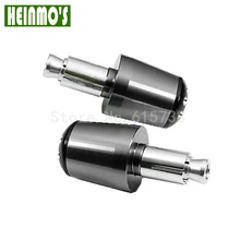 Bike Handlebar Grips CNC Universal Motorcycle Handlebar Grip End Weights Anti Vibration Silder Plug Motocross Grips Bicycle