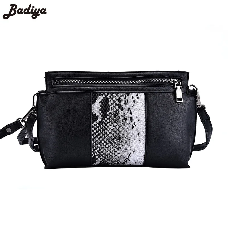 0 : Buy Fashion Serpentine Pattern Women Single Shoulder Bag Zipper Design ...