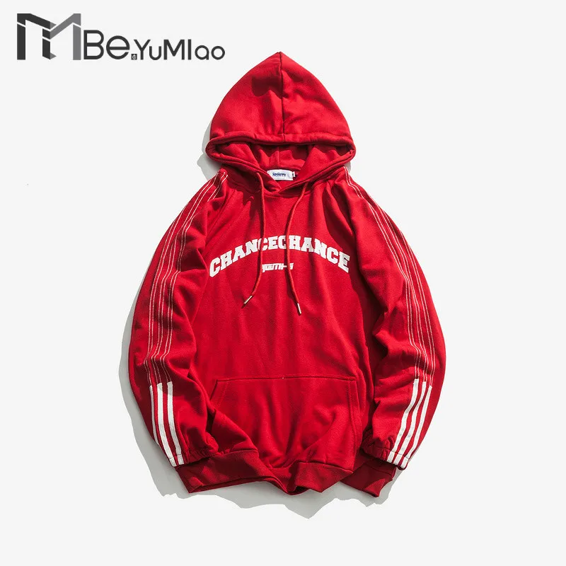 Be. YuMiao японский карахуку мужские толстовки с длинным рукавом высшее худи уличная