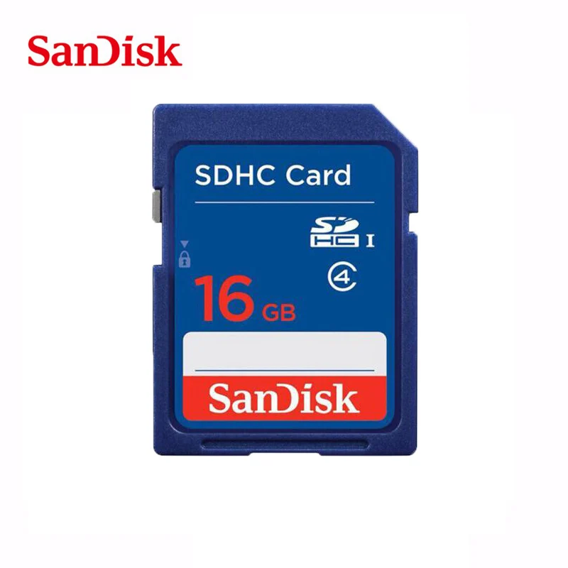 Оригинальная sd-карта SanDisk, 32 ГБ, 16 ГБ, 8 ГБ, 4 Гб, C4, SDHC, карта памяти класса 4, карта памяти для камеры, карта SD, официальная проверка