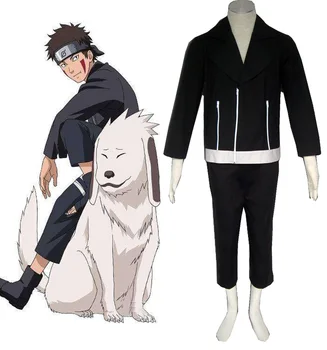 

S-3XL Cartoon Anime Naruto: Shippuden Inuzuka Kiba Cosplay Halloween Cos Woman Man Cosplay Costume