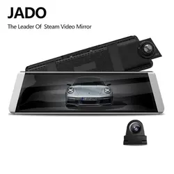 JADO D800s X3 поток зеркало заднего вида LDWS gps трек 10 ips сенсорный экран Full HD 1080 P автомобильные цифровые видеорегистраторы