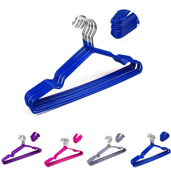 

Clothes Hangers, Velvet Hangers, Slim Clothes Hanger 10 Pack Color At Random