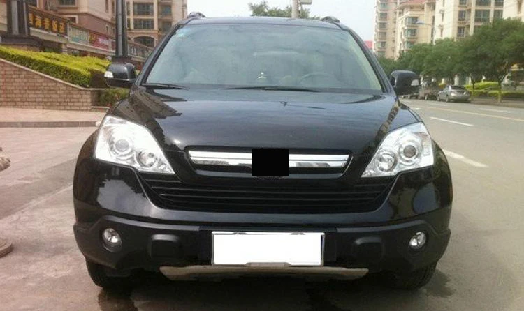 2 piezas de aleación de aluminio de la delantera y trasera Protector de la placa de deslizamiento de adornos para Honda CRV C RV 2007 de 2008 2009