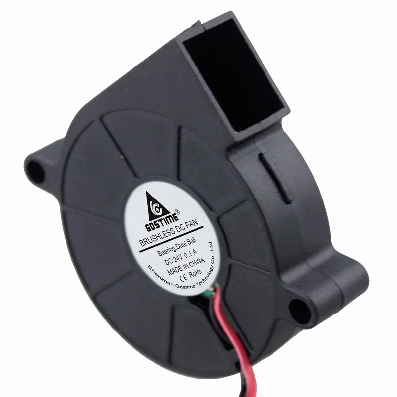 Gdstime 1 шт DC 24V шариковый подшипник 50 мм x 15 2 контактный центробежный вентилятор ПК