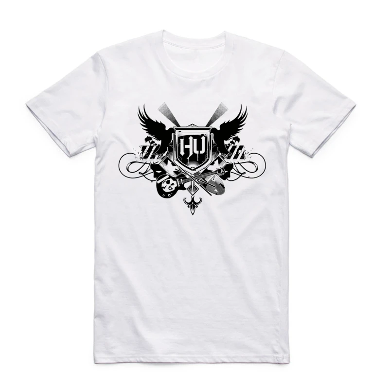 

S-XXX Men's print hollywood undead Holly wood T-shirt Bird Pigeon Graphic Short sleeve O-Neck Camiseta Tshirt