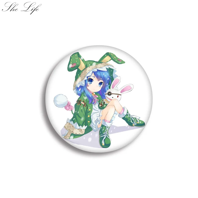 

Japanese Anime Badge Date A Live Cosplay Collection Props Pin Bag Clothes Accessories