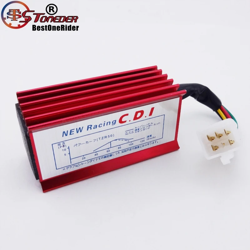 STONEDER Red 5 Pin Racing AC CDI Коробка зажигания для 50cc 90cc 110cc 125cc 140cc 150cc 160cc Pit Dirt Bike CRF50 TTR XR SSR