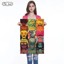 Классические персонажи, цельный плакат, мультяшный комикс, Ace, крафт-бумага, кафе-бар, домашний Декор, живопись, наклейка на стену, 50,5X35 см