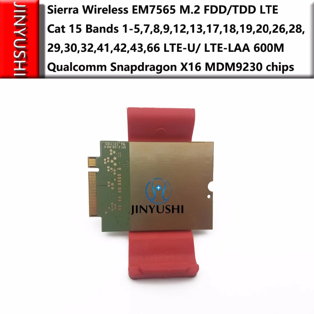 Sierra Wireless EM7565 M.2 FDD/TDD 4G 5G module/LTE U cat 12 полос Qualcomm Snapdragon X16 MDM9230 chips|sierra wireless|cat 15cat |