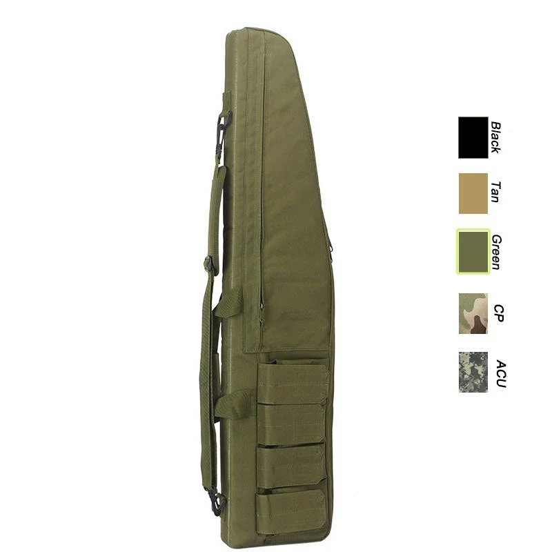 120 см черенок винтовки сумка пистолет сумка охотничий чехол для военного оружия - Цвет: green