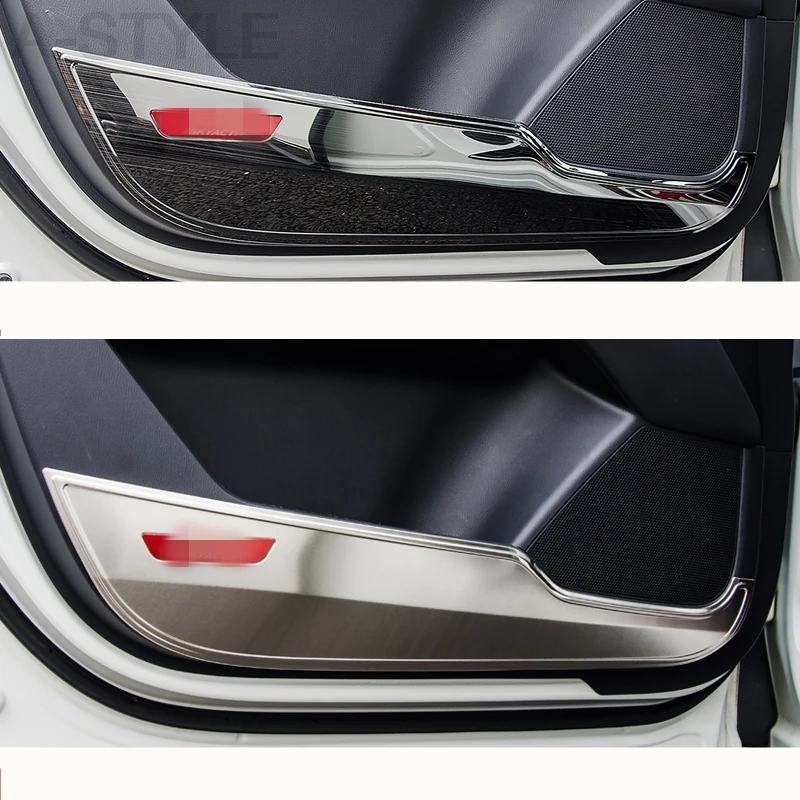 Для Mazda CX 5 CX5 2017 2019 нержавеющая сталь внутренняя антиударная накладка защитная
