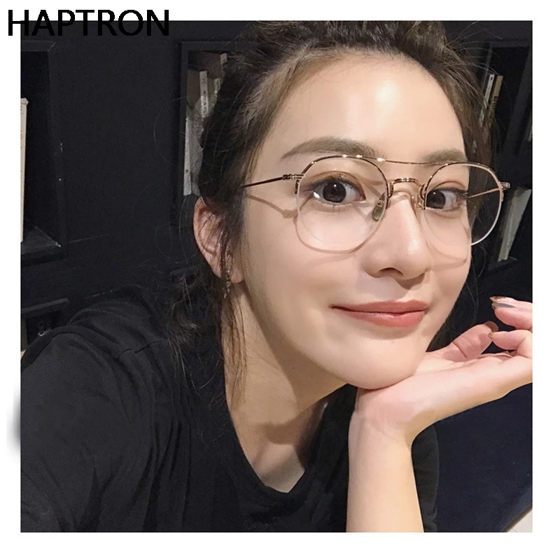 gold frame glasses women